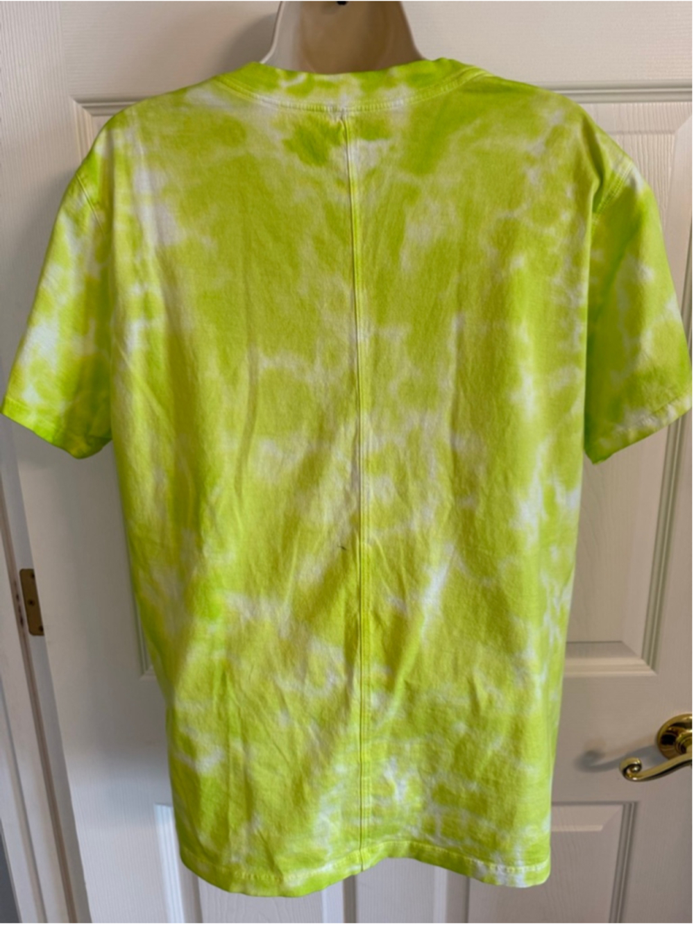 Lululemon All Yours Tee Marmoleado Tie Dye Electric Lime colorway Size Small (6) - Picture 2 of 8